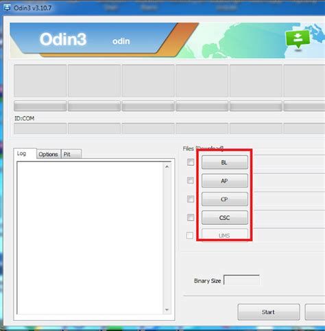 What is the difference between Samsung 4 files(Repairing firmware) and.